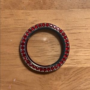 Origami Owl Jewelry - Origami Owl Christmas Red Large Locket Face Origami Owl Jewelry - Origami Owl Christmas Red Large Locket Face